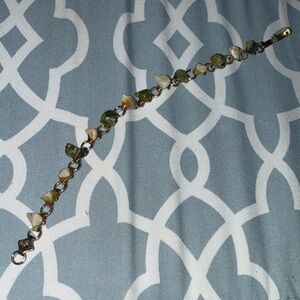 Elegant Green Stone Bracelet